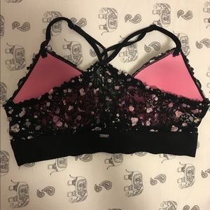 PINK Victoria's Secret Intimates & Sleepwear - Floral Lace Razorback Bralette VS Pink PINK Victoria's Secret Intimates & Sleepwear - Floral Lace Razorback Bralette VS Pink